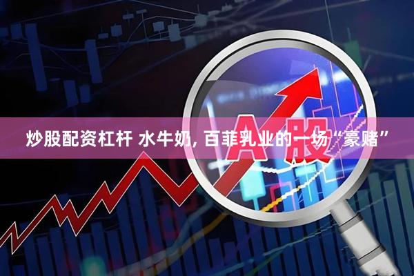 炒股配资杠杆 水牛奶, 百菲乳业的一场“豪赌”